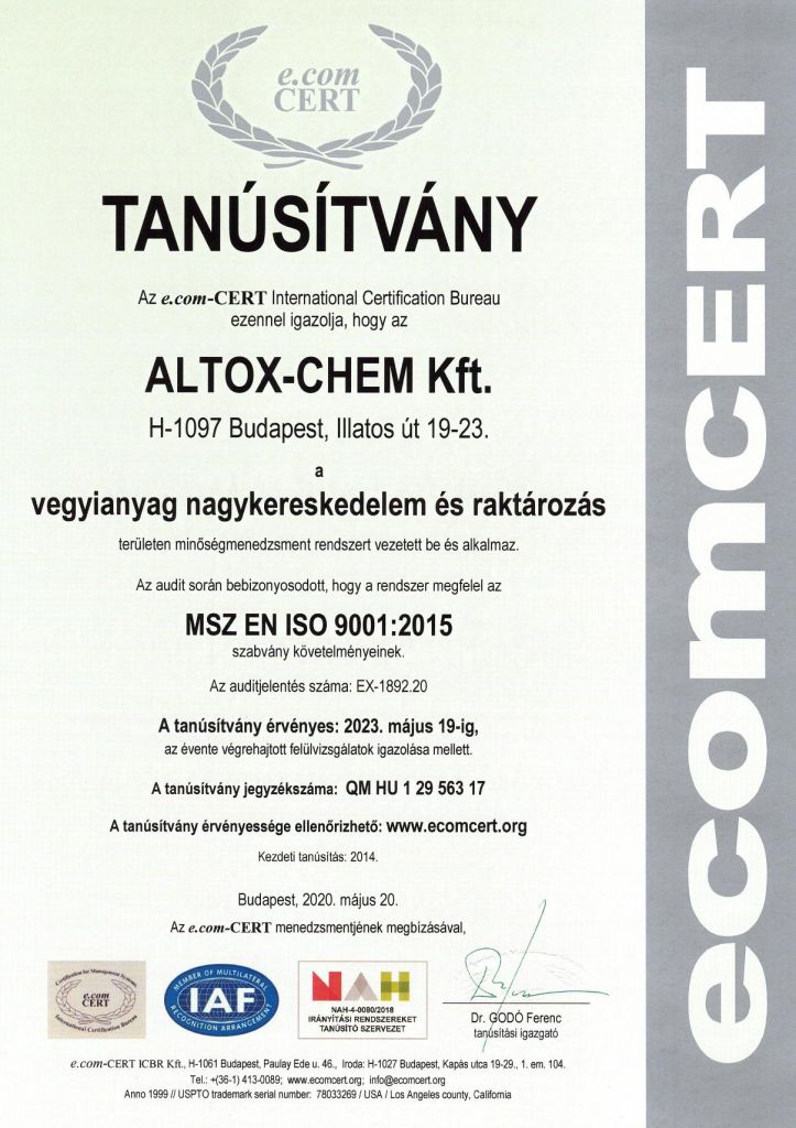 ALTOX-CHEM Kft_EX-1892.20_MIR TAN HUN-page-001