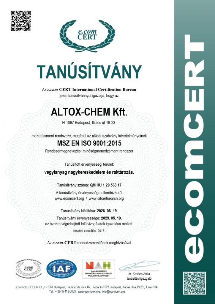 ALTOX-CHEM Kft_EX 3176 26_5MA_MIR TAN HU_2026_1