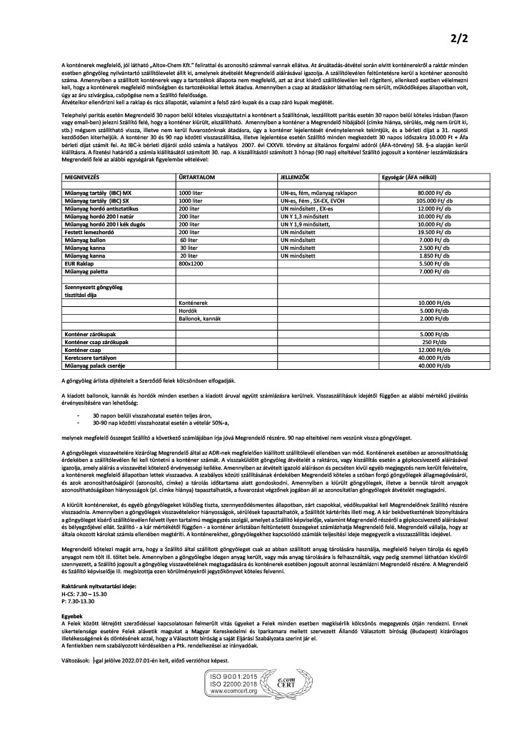 ÁSZF - Altox-Chem 2209011024_2